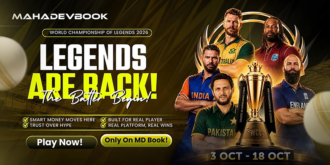 World Championship of Legends 2026 — Legends are back, 3 Oct to 18 Oct, only on MD Book